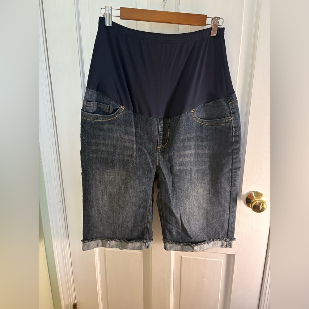 Oh! Mamma Jean Maternity Shorts